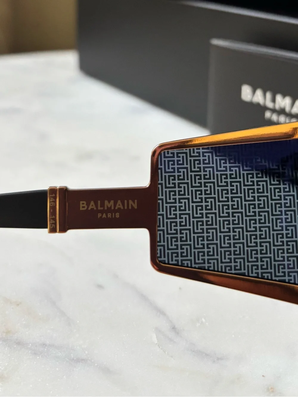 NIB Balmain Wonder Boy Limited Edition 365/500 Titanium Sunglasses